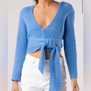Dance & Marvel Crop Knit Top